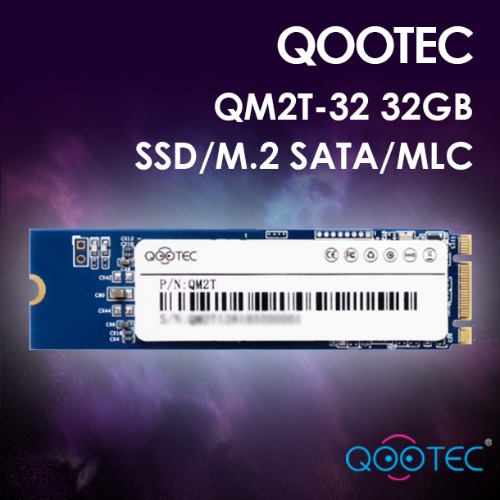[QOOTEC] 큐텍 QM2T-32 32GB SSD/M.2 SATA/MLC 산업용SSD