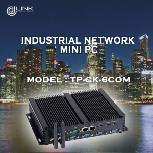 산업용 컴퓨터 통신용 네트워크 미니PC TP-GK-6COM INDUSTRIAL NETWORK COMPUTER