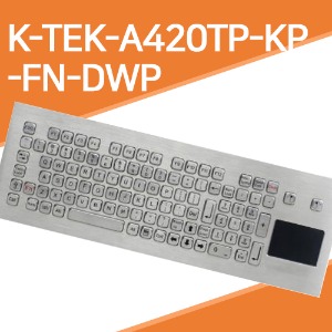 [산업용키보드] K-TEK-A420TP-KP-FN-DWP