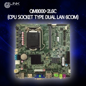 QM8000-2L6C(CPU Socket type dual lan 6com)