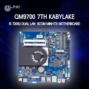 QM9700 7th Kabylake I5 7200U DUAL LAN  6COM Mini-ITX Motherboard