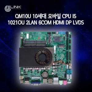 QM10U 10세대 모바일 CPU i5 1021OU 2LAN 6COM HDMI DP LVDS
