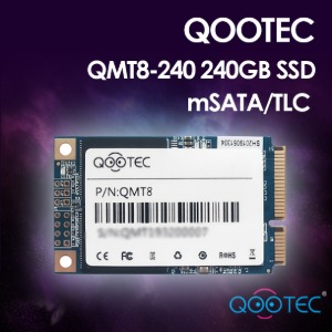 [QOOTEC] 큐텍 QMT8-240 240GB SSD/M.2/mSATA/TLC 산업용SSD