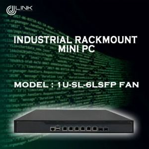 산업용컴퓨터 렉마운트 미니PC 1U-SL-6LSFP INDUSRIAL MINI PC