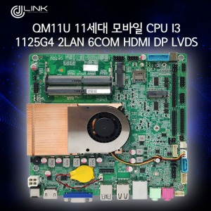 QM11U 11세대 모바일 CPU i3 1125G4 2LAN 6COM HDMI DP LVDS